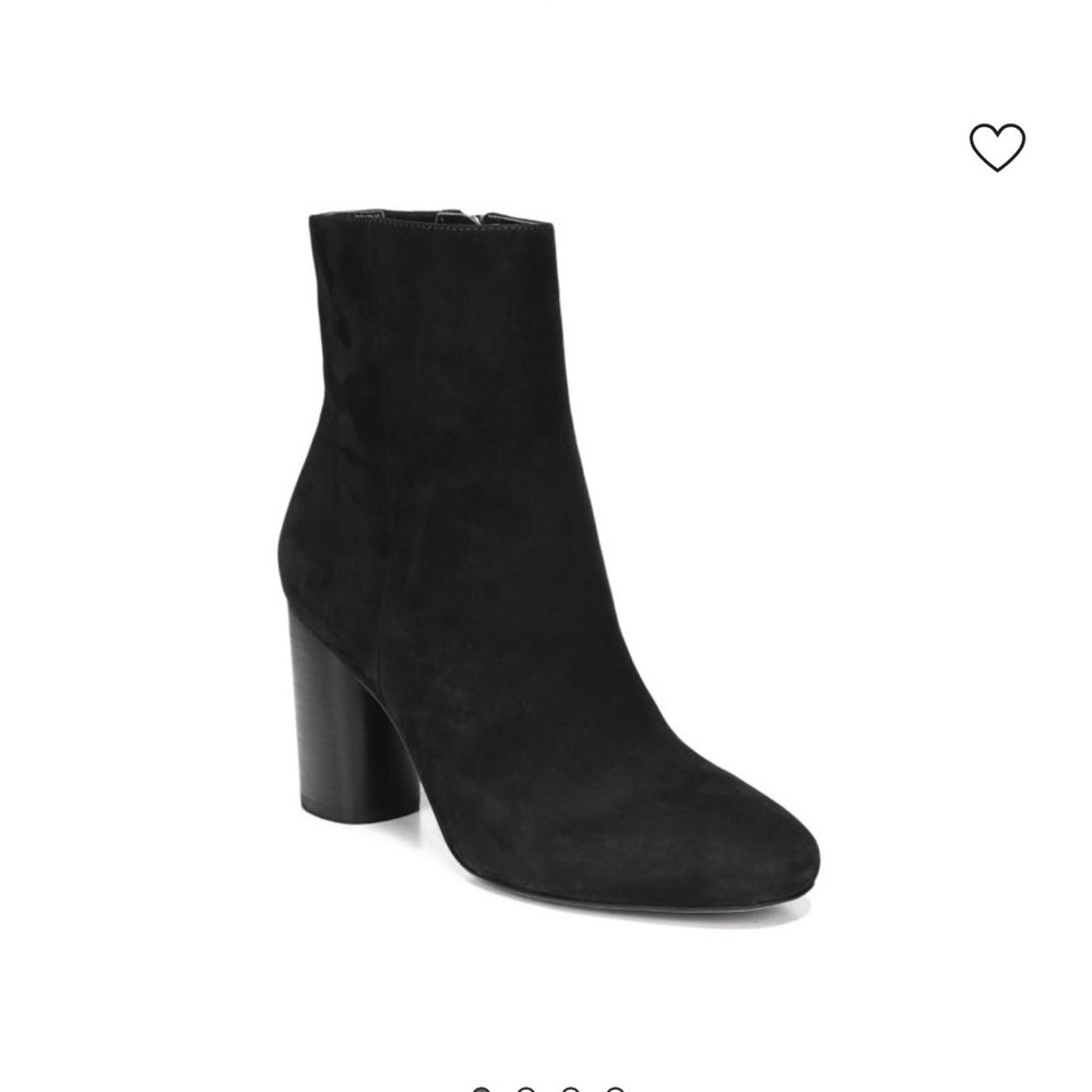 EUC Sam Edelman Black Suede Ankle Booties Sz 8 ~ worn once! Reg $160